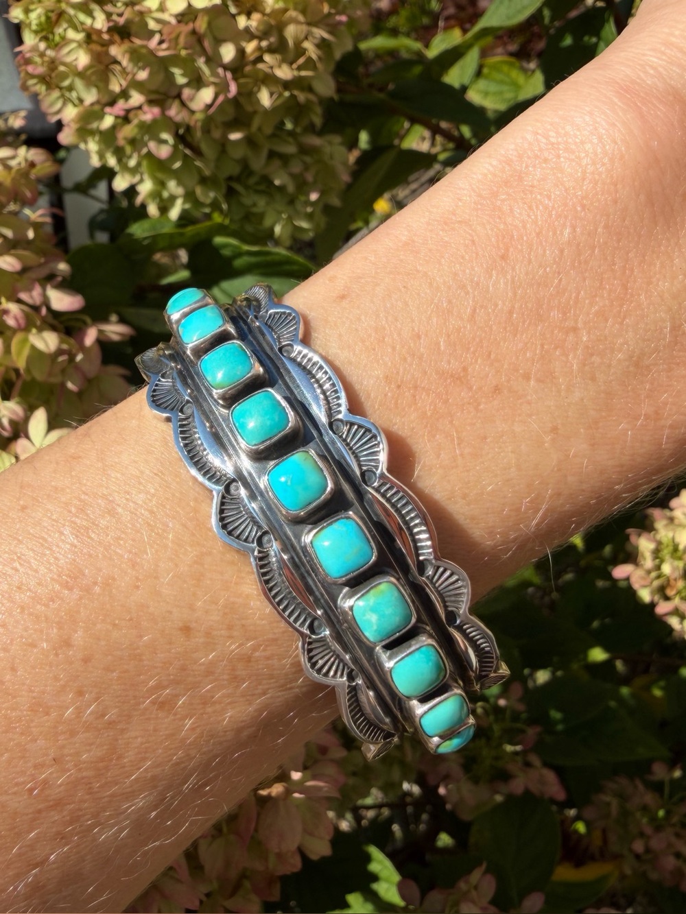 Sunshine Reeves Sonoran Mountain Turquoise Cuff